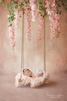 "Hanging Wisteria Swing" A Darling Collection Digital Backdrop