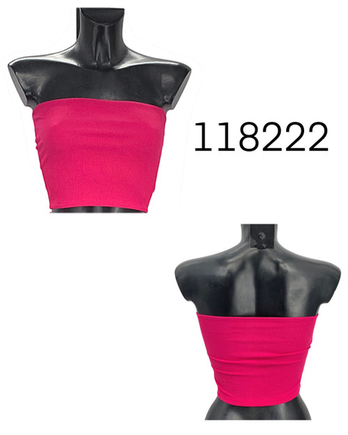 118222 - Ribbed Tube Crop Top