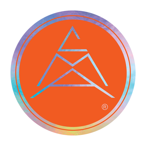 CMA Orange Reflective Sticker