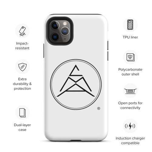 Tough Case for iPhone® - Black Logo
