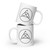 White glossy mug 20oz