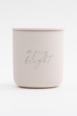 Merry & Bright Soy Candle With Lid