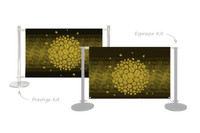 Yellow Coffee Bean Stock Design Cafe Barrier