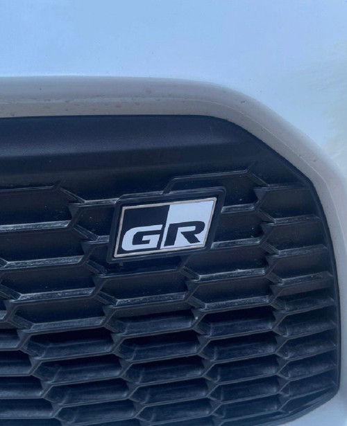 Vinyl Decal Overlay - Compatible with Toyota GR 86 "GR" Emblem