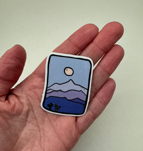 Desert Sunset - Laminated Sticker