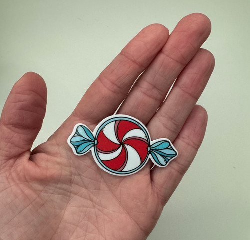 Peppermint Candy - Laminated Sticker