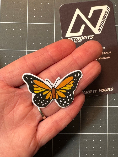 Monarch Butterfly - Laminated Sticker