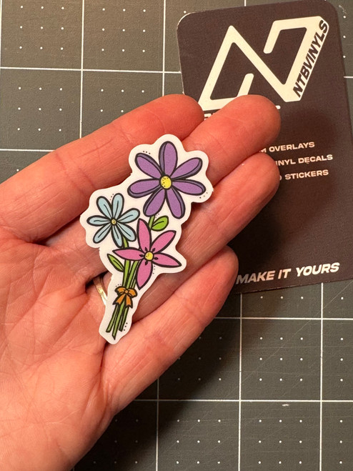Bright Boquet - Laminated Sticker