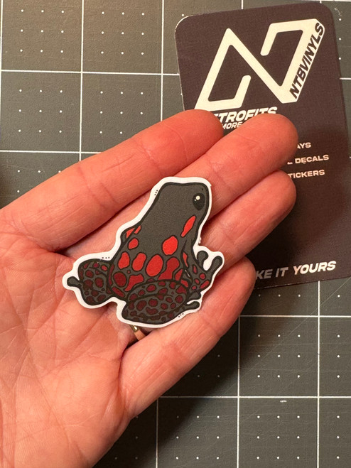 Poison Frog - Laminated Sticker