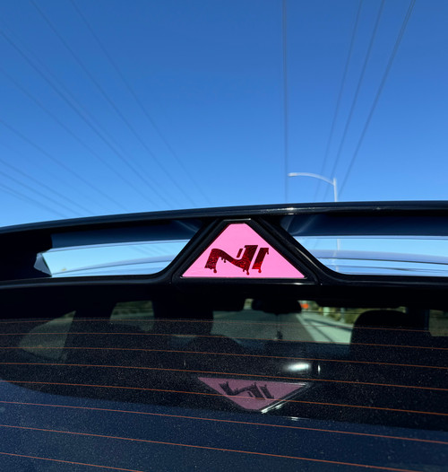 Rear Wing Decal Overlay Drippy N - Compatible with Hyundai Veloster N 2019-2022