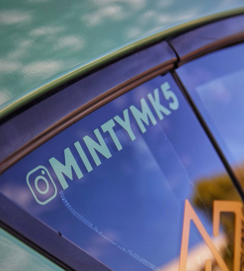 Instagram Handle - Vinyl Decal
