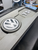 Vinyl Decal Overlay - Compatible with Volkswagen MK6 "VW TSI" Emblem on Engine Cover