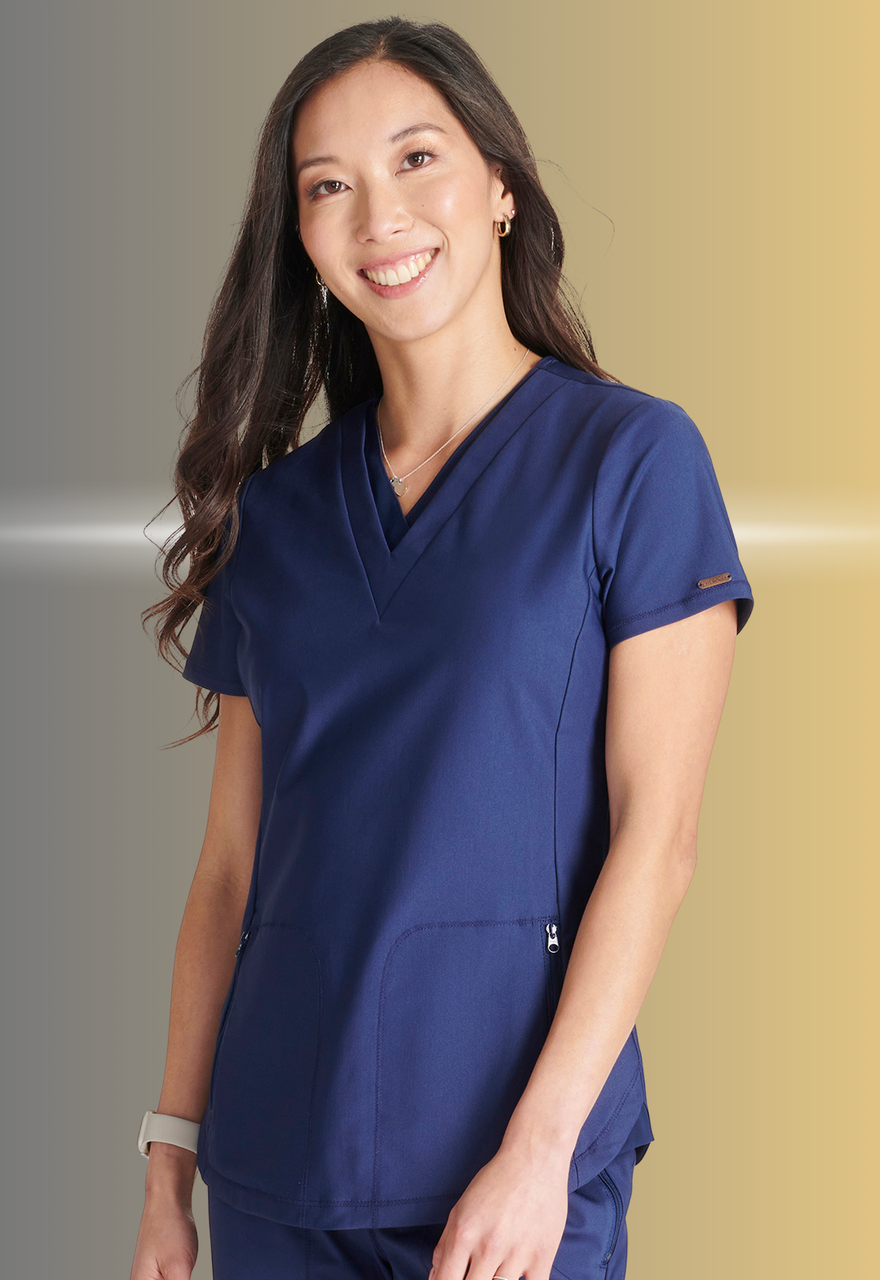 Cherokee Form V Neck Top CK843 Stylish Nurse Scrubs Medical