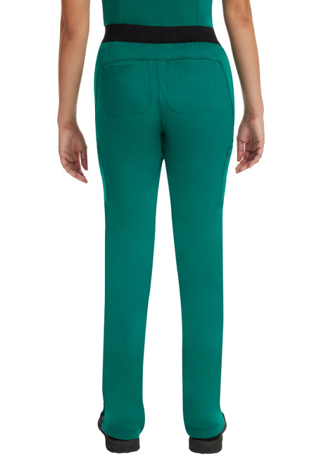The HH Works Tall Rachel Pant for healthcare professionals is a stylish, functional choice. Made of 91% polyester and 9% spandex, these tall, mid-rise pants feature cargo pockets and a comfy athletic waistband, ideal for medical uniforms.