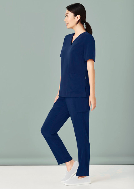 BizCare Avery Easy fit V-Neck Scrub Top CST941LS