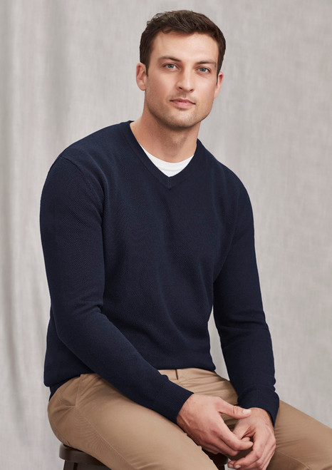 Biz Corporate Mens Osaka Pineapple Knit Jumper RJP266M