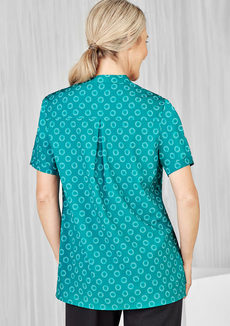 Biz Care Florence Daisy Print Tunic CS950LS
