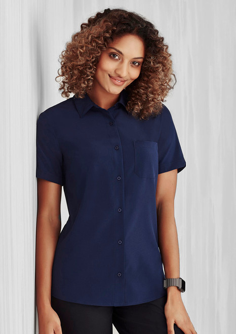 Biz Care Florence Short Sleeve Shirt CS947LS