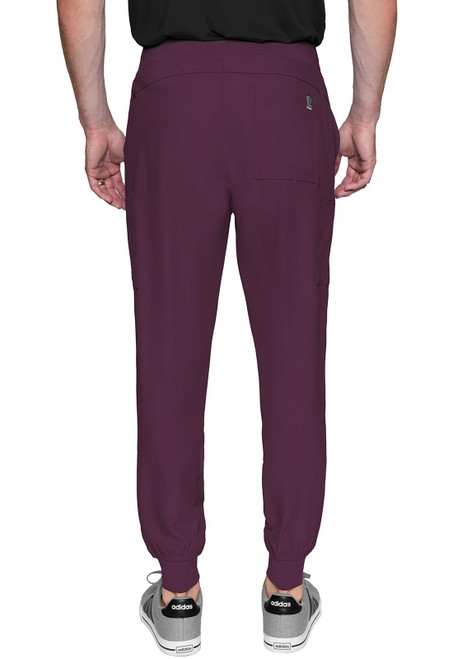 Back view of Rothwear Insight Tall Jogger MC2765T: 100% polyester joggers for healthcare professionals. Modern fit, mid-rise, with practical pockets for comfort and functionality during long shifts.