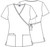 WW  Mock Wrap Tunic 4801-Sale
