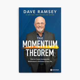 The Momentum Theorem Quick Read by Dave Ramsey, Front Cover