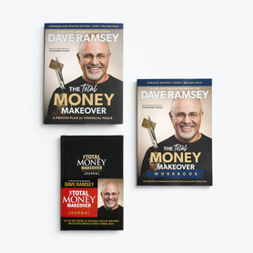 The Total Money Makeover Bundle, which includes the expanded and updated The Total Money Makeover, the accompanying workbook, and the journal