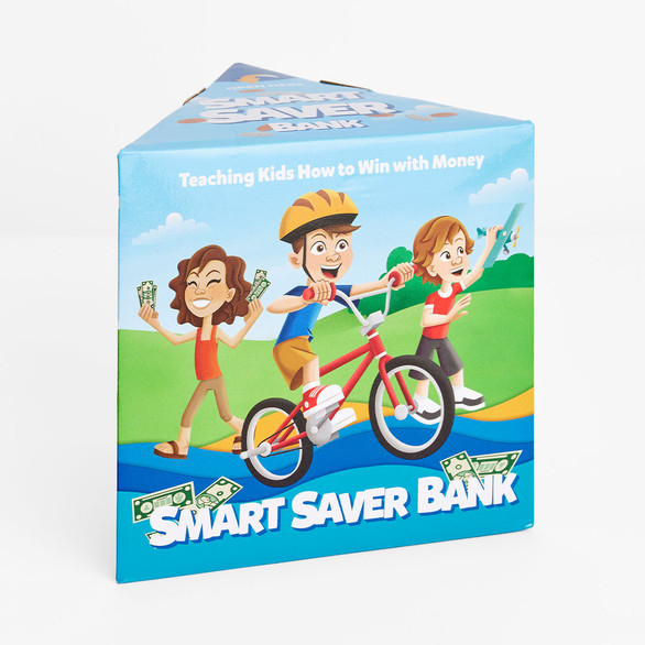The box for the Smart Saver Bank