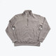 Front of "Live" Quarter-Zip in Heathered Gray