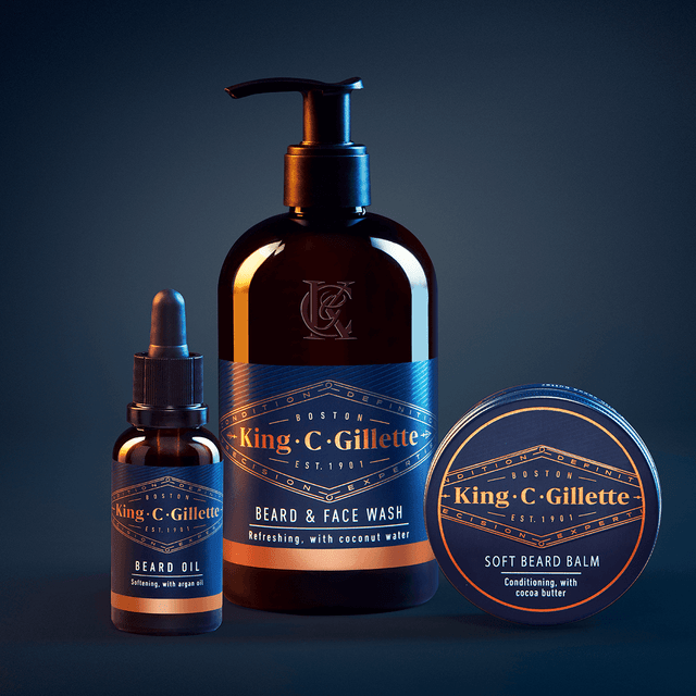 King C Gillette Beard Care Essentials Kit