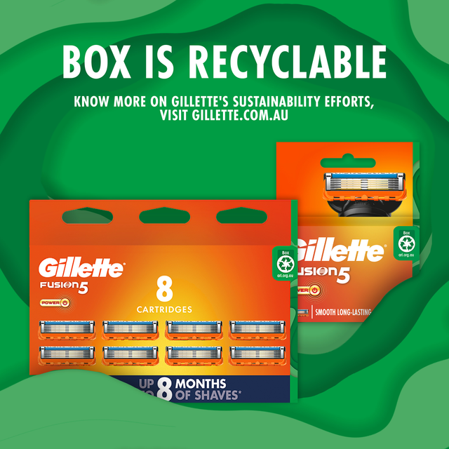 Gillette Fusion Power Razor Blades Refills Gillette