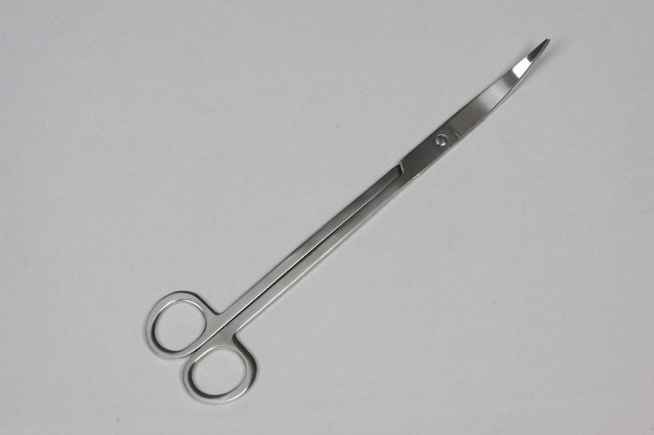 10IN Stainless Steel Aquarium Scissors - Curve Type - Mirror Surface