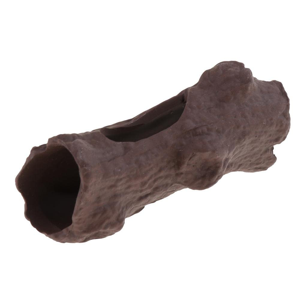 Grotta Di Allevamento In Ceramica Per Acquario – Tubo Rifugio Per Pesci E Gamberetti, Decorazione Naturale, 4,8x1,5 Cm