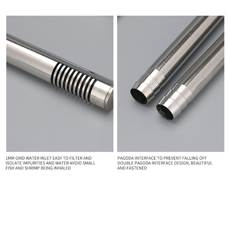 Stainless Steel Inflow Outflow Pipes Set for Aquarium Filters