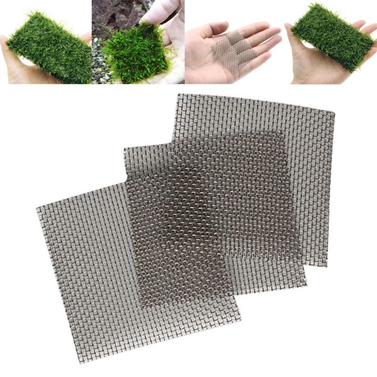 Stainless Steel Wire Mesh Pad Plants Moss Net