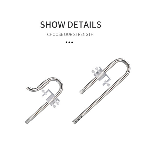 Stainless Steel Inflow Outflow Pipes Set for Aquarium Filters Planted ...