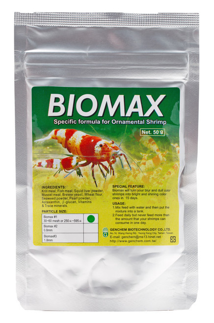 Genchem Biomax-1 50g (for Baby Shrimp Improve Survival Rate)