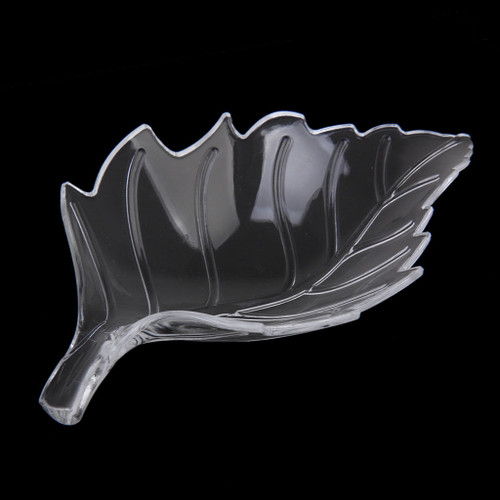 Aquarium Acrylic Leaf Shape Shrimp Feeding Dish Large Size