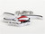 Shrimp 3D Key Chain Key Ring Crystal Red Shrimp CRS