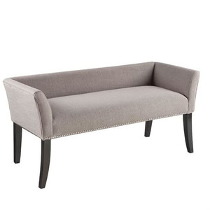 Modern Mid-Century Grey Upholstered Accent Bench Q280-MDSGCEB15689123 Modern Mid-Century Grey Upholstered Accent Bench Q280-MDSGCEB15689123