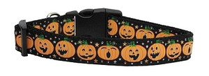 Pumpkins Nylon Dog Collar SM S528-125-055 SM Pumpkins Nylon Dog Collar SM S528-125-055 SM