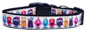 Monsters Nylon Ribbon Dog Collars Large S528-125-054 LG Monsters Nylon Ribbon Dog Collars Large S528-125-054 LG
