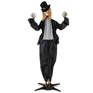 Halloween Animatronic Standing Groom 7.2 FT Haunted House Decoration B593-CM25244 Halloween Animatronic Standing Groom 7.2 FT Haunted House Decoration B593-CM25244