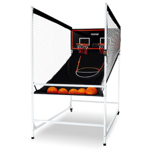 Arcade Cage Basketball Game, 2 Player Indoor Basketball Game, Home Dual Shot Sport with 5 Balls, 8  E415-TJFZDLQQYXJ2TMHJBV9