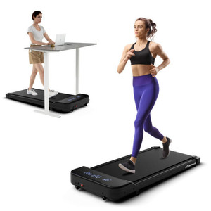 2.5HP Under Desk Treadmill with Remote Control and 3 Countdown Modes-Black - Color: Black D681-SP38253US-BK
