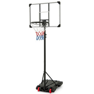 5.8-6.8 FT Basketball Hoop Height Adjustable Basketball System with Wheels and Fillable Base - Colo D681-SP37867