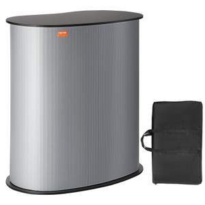 Portable Tradeshow Podium Table, 35.43" x 19.29" x 37.01", Display Exhibition Counter Stand Booth F E415-LSZST20DCSZKAJK1FV0