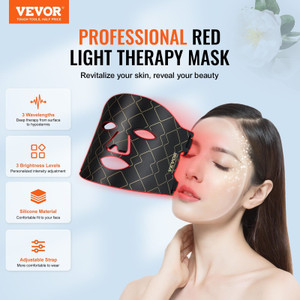 Red Light Therapy for Face, Red Light Therapy Mask with 3 Wavelengths and 3 Intensity Levels, LED F E415-GLMZHGGJMMX0L5AXTV5