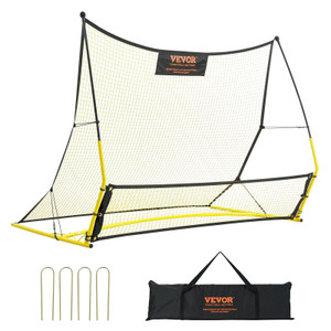 Soccer Trainer, 2-IN-1 Portable Soccer Rebounder Net, 71"x40" Iron Soccer Practice Equipment, Sport E415-ZQHDWTZDZBXGZ780TV0