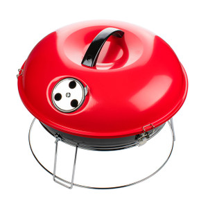 Brentwood 14 Inch Portable Charcoal BBQ Grill in Red D970-BB-1400R