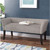Modern Mid-Century Grey Upholstered Accent Bench Q280-MDSGCEB15689123